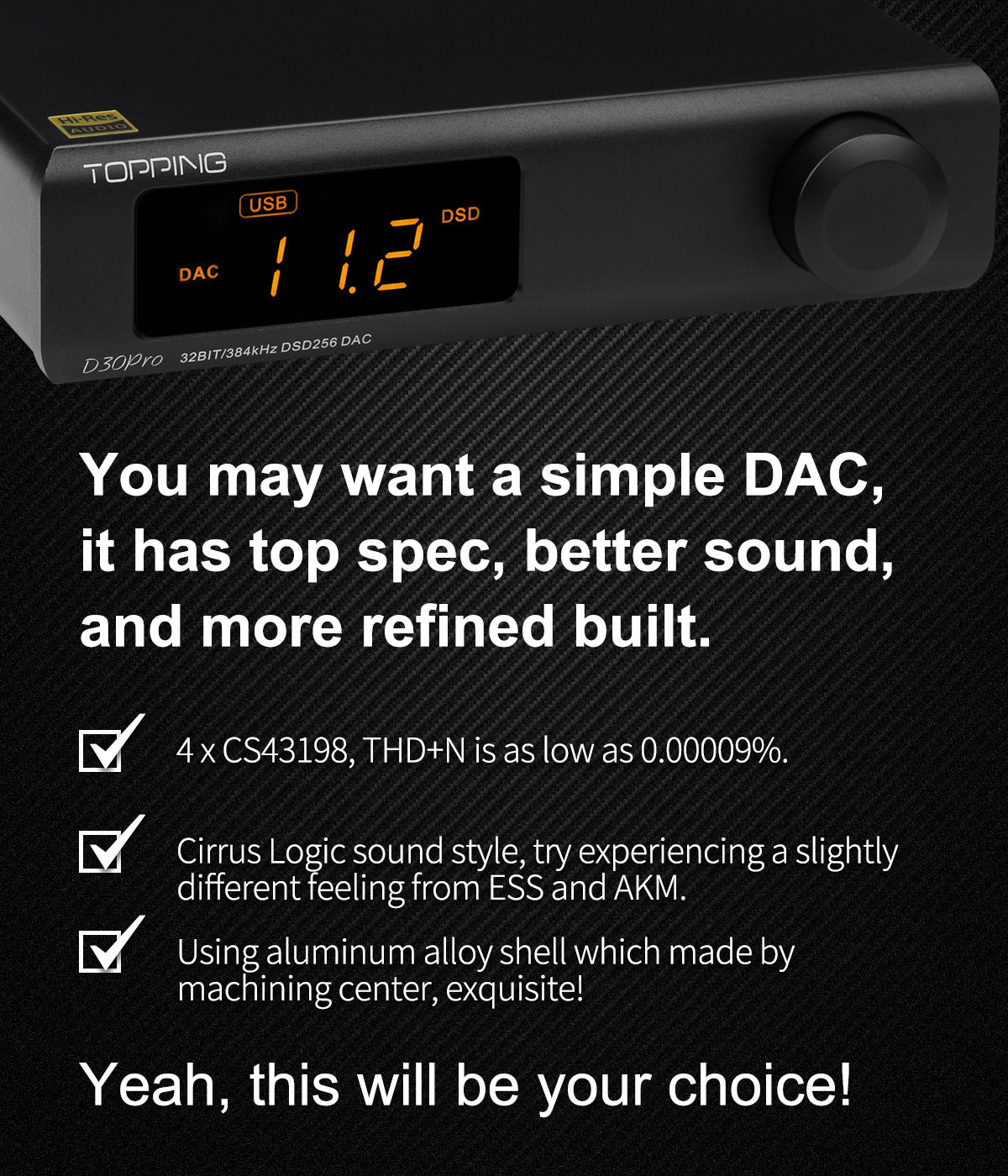 Đầu DAC Topping D30 Pro