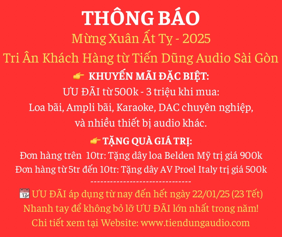 khuyến mãi mừng Xuân Tiến Dũng audio Sài Gòn